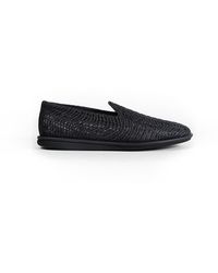 Giorgio Armani - Cornely Embroidery Loafers - Lyst