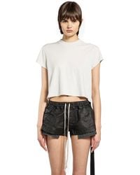 Rick Owens - Temple Cropped Small Level T-Shirt - Lyst