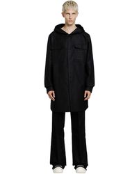 Rick Owens - Tower Hooded Outershirt - Lyst