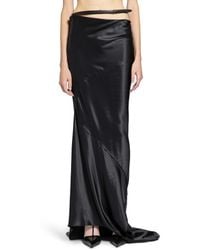 Tom Ford - Silk Satin Long Bias Skirt - Lyst