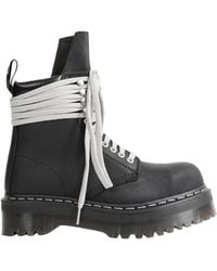 Rick Owens - Dr. Martens X Quad Sole Steel Toe Boots - Lyst