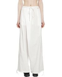 Marni - Cotton Poplin Drawstring Trousers - Lyst