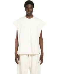 Roadless - Sleeveless Cotton Jersey T-Shirt - Lyst