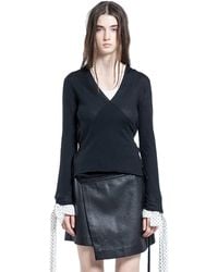 Ann Demeulemeester - Fro Wrap Knit Cardigan - Lyst
