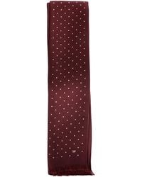 Tom Ford - Micro Polkadot Silk Scarf - Lyst
