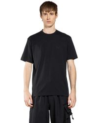 Y-3 - Regular Cotton Short Sleeve Tee - Lyst