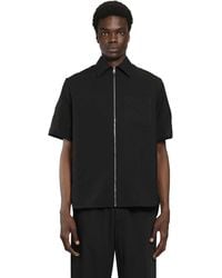 Givenchy - Couture Seam Zip-Up Shirt - Lyst