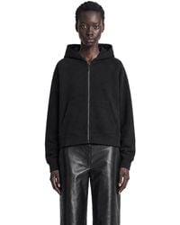 Max Mara - Technical Cotton Zip-Up Hoodie - Lyst