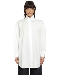 Givenchy - Asymmetric Poplin Shirt - Lyst