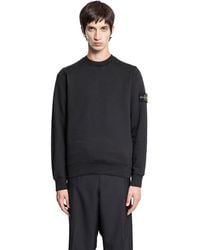 Stone Island - 6100060 Organic Cotton Fleece Sweatshirt - Lyst