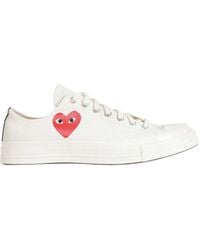 COMME DES GARÇONS PLAY - Small Heart Low Top Sneakers - Lyst
