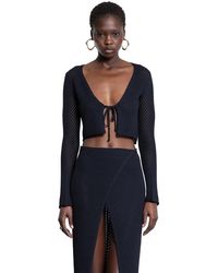 Laneus - Cropped Cardigan - Lyst