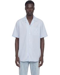 Gucci - Pinstriped Cotton Poplin Bowling Shirt - Lyst