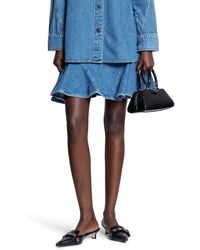 Givenchy - Ruffled Mini Skirt - Lyst