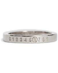 MM6 by Maison Margiela - Numeric Minimal Signature Ring - Lyst