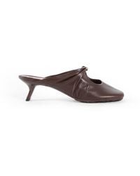 Loewe - Pebble Soft Mules In Nappa Lambskin - Lyst