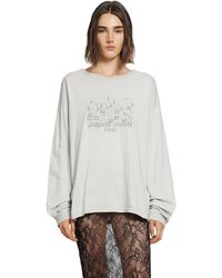 Maison Margiela - Signature Numeric Cotton T-Shirt - Lyst