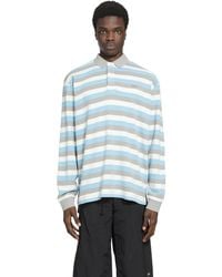 ERL - Striped Polo Shirt - Lyst