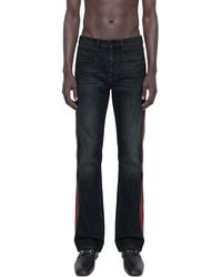 Gucci - Flared 5 Pocket Jeans With Web - Lyst