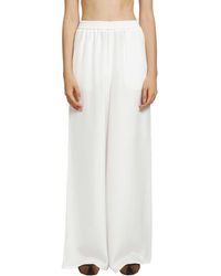 Max Mara - Relax-Fit Silk Trousers - Lyst