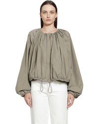 TOTEME - Gathered Parachute Jacket - Lyst