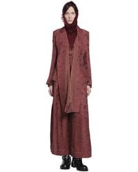 YA YI - Linen Jacquard Tie Suit - Lyst