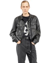 Ann Demeulemeester - Giacche Nere Da Uomo - Lyst