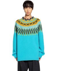 Loewe - Crewneck Sweater Wool Mohair Blend - Lyst