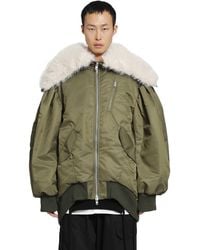 Simone Rocha - Oversized Split Hooded Bomber Jacket - Lyst