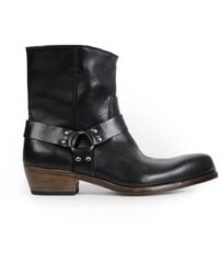 Premiata - Leather Ankle Boots - Lyst