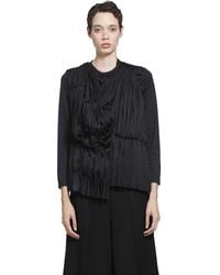Comme des Garçons - Pleated Nylon Top - Lyst