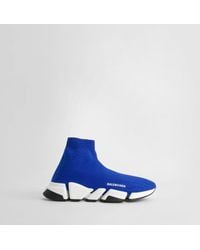 balenciaga blue high top sneakers