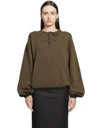 MM6 by Maison Margiela - Wool Viscose Mannequin Sweater - Lyst