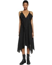 Yohji Yamamoto - Ra Lawn Shoulder S Draped Dress - Lyst