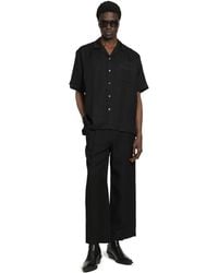 Ssstein - Bright Twill Open Collar Short Sleeve Shirt - Lyst
