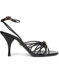 Versace - Opera Bow Nappa Sandals - Lyst