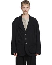 Ziggy Chen - Bulge Placket 3 Button Blazer - Lyst