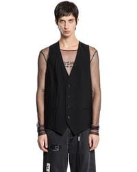 Ann Demeulemeester - Juikko Classic Waistcoat - Lyst