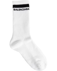 Balenciaga - Logo Socks - Lyst