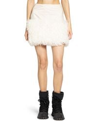Moncler - Teddy Mini Skirt - Lyst