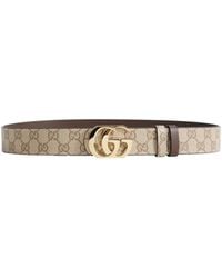 Gucci - Reversible Cut Gg Marmont Belt - Lyst