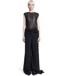 Ann Demeulemeester - Zira Asymmetric Draped Top - Lyst