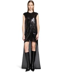 Courreges - Circle Edged Sequins Long Dress - Lyst
