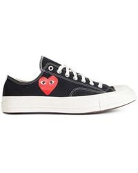 COMME DES GARÇONS PLAY - Small Heart Low Top Sneakers - Lyst