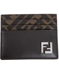 Fendi - Ff Squared Card Holder - Lyst