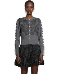 Renli Su - Floral Lace Wool Cardigan - Lyst