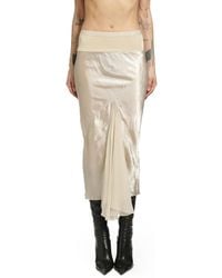 Rick Owens - Temple A-Line Bias Skirt - Lyst