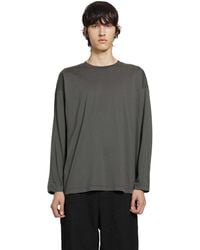 Transit - Cotton Jersey Long Sleeve T-Shirt - Lyst