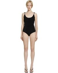 Versace - Stretch Viscose Bodysuit - Lyst