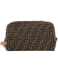 Fendi - Ff Fabric Toiletry Case - Lyst